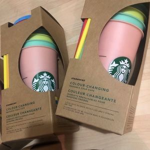 Starbucks Color Changing Cup Set 5
